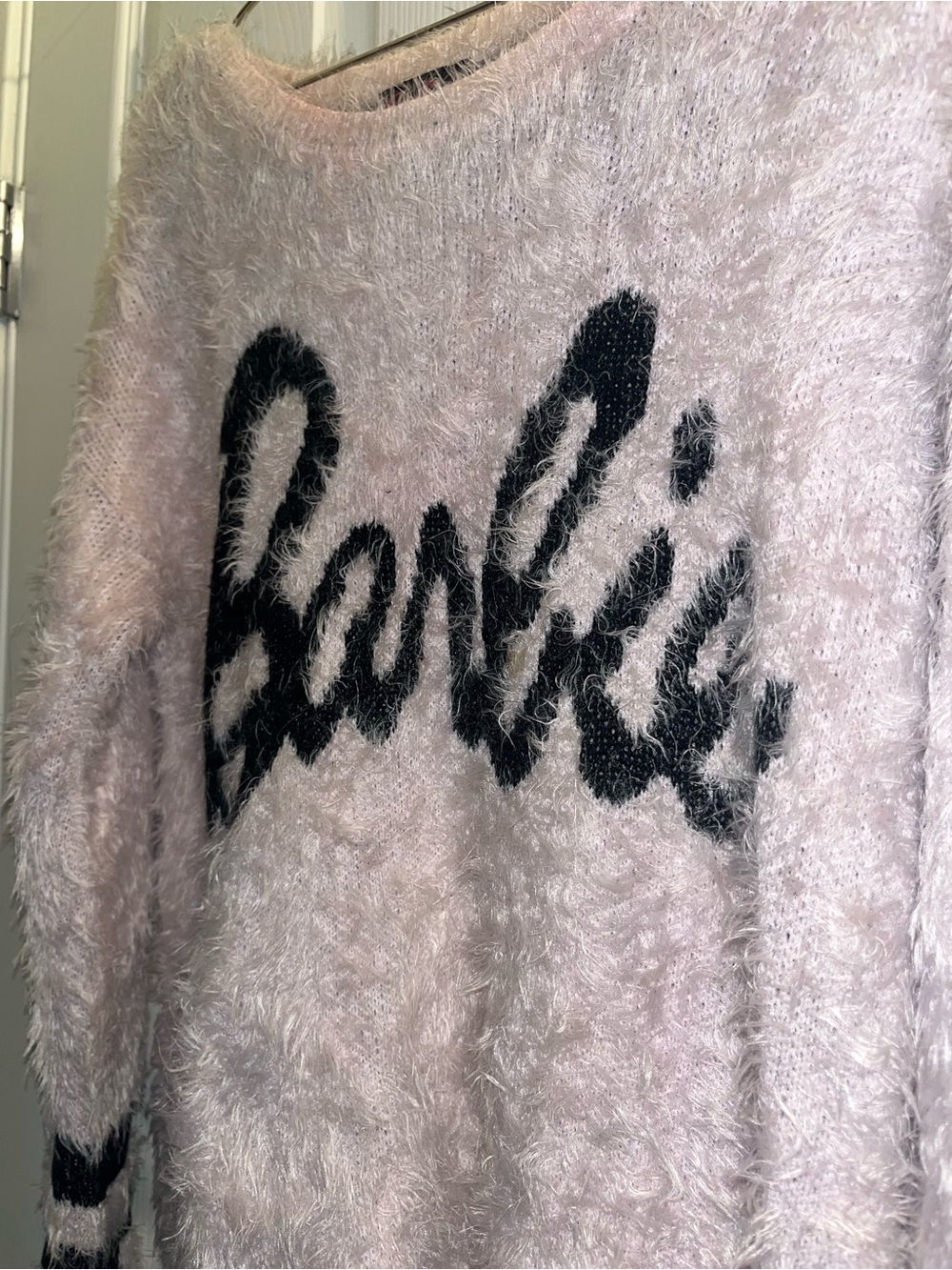 BarbiexForever 21 Pale Pink Fuzzy Sweater